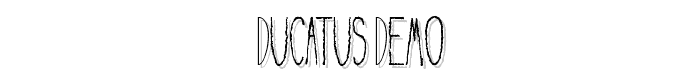 Ducatus Demo font